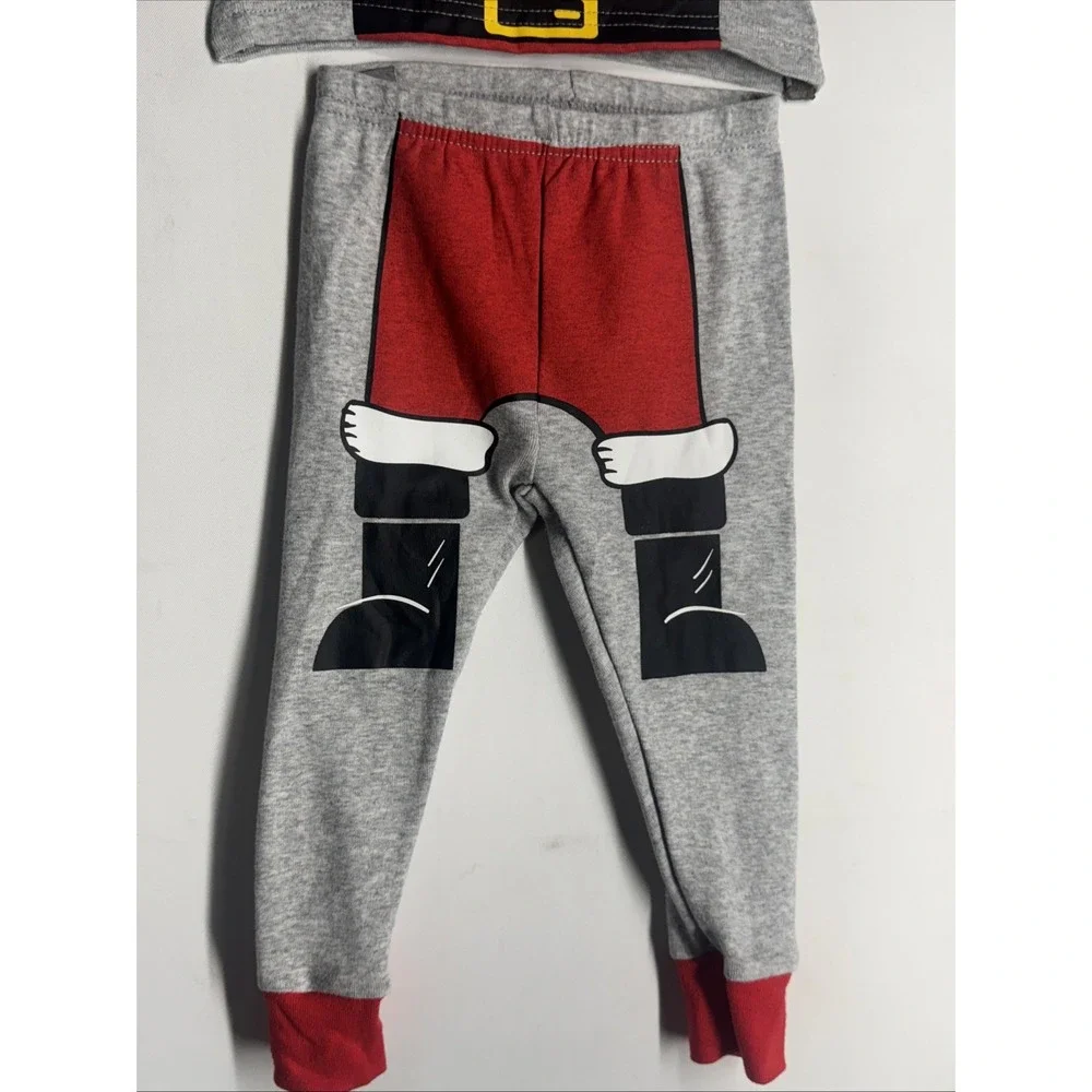 Carter's 2 Piece Snug Fit Sleepwear Pajama Set Santa Clause 12‎ months